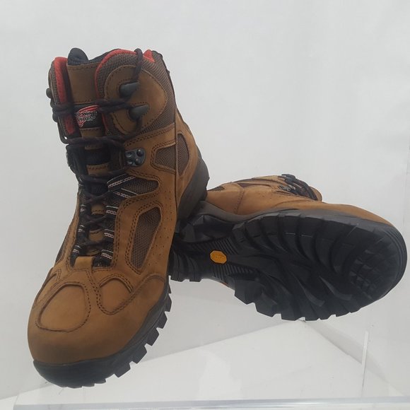 red wing steel toe hiking boots